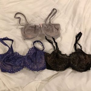 3 Victoria’s Secret bras 32 DDD